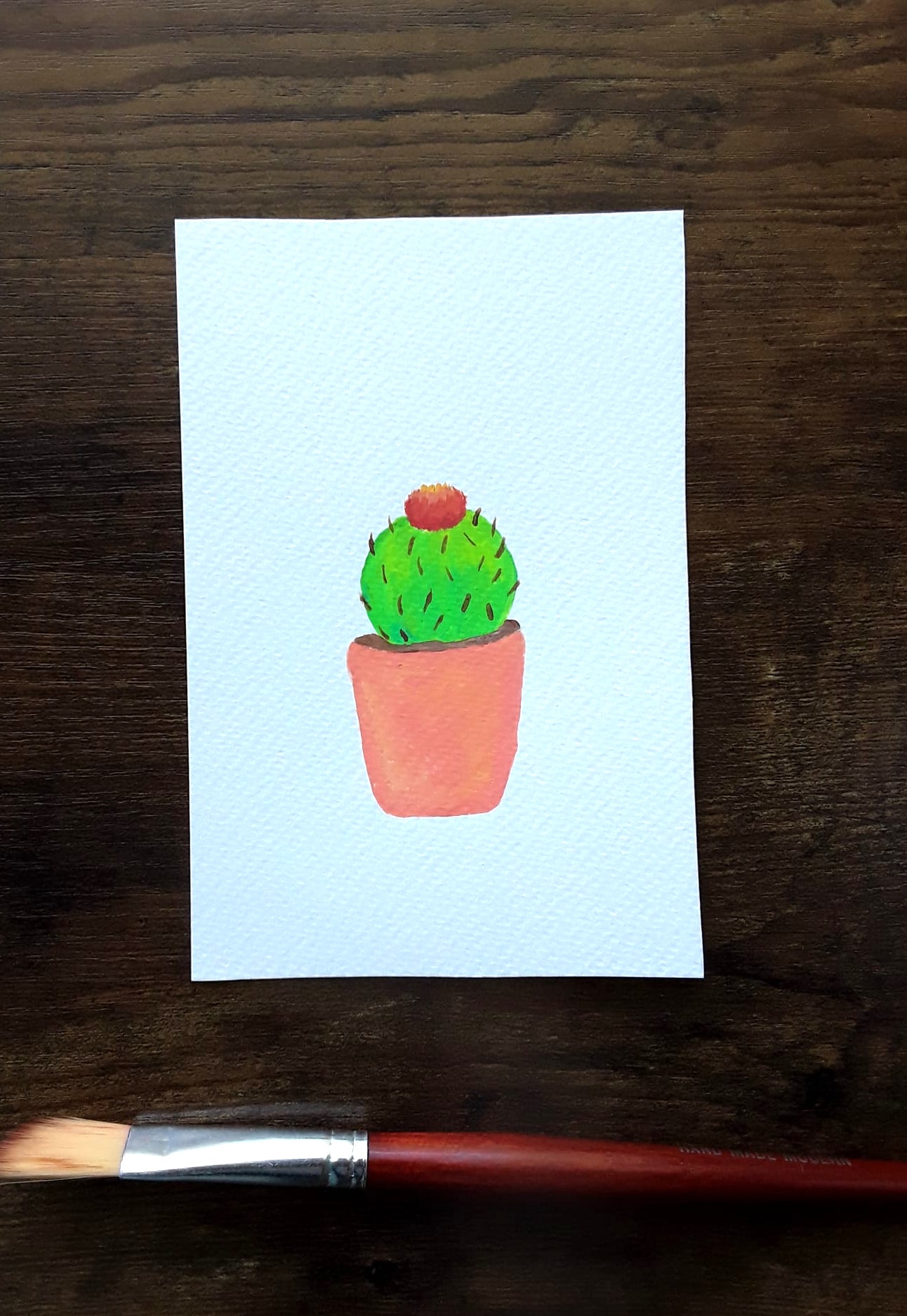 |Cactus Painting | Painting in the Desert Series
