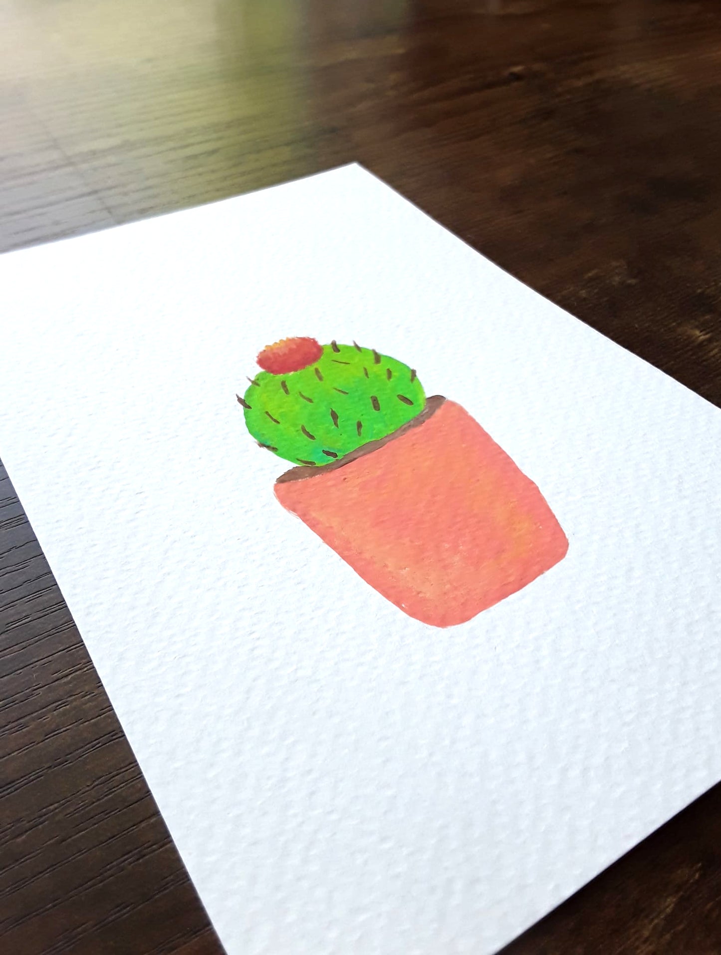 |Cactus Painting | Painting in the Desert Series