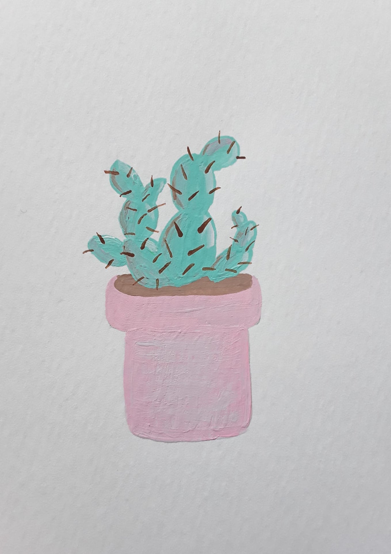 |Cactus Painting | Painting in the Desert Series