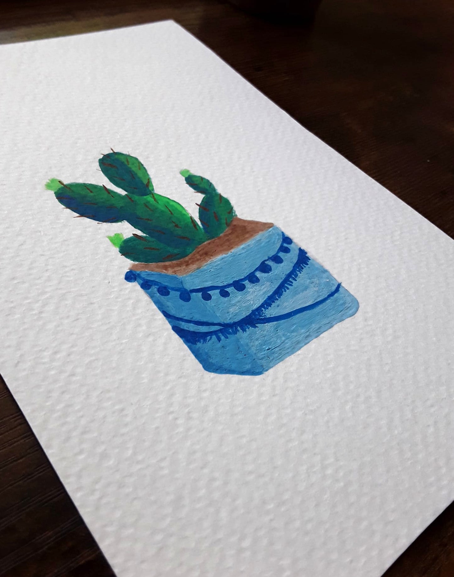 |Cactus Painting | Painting in the Desert Series