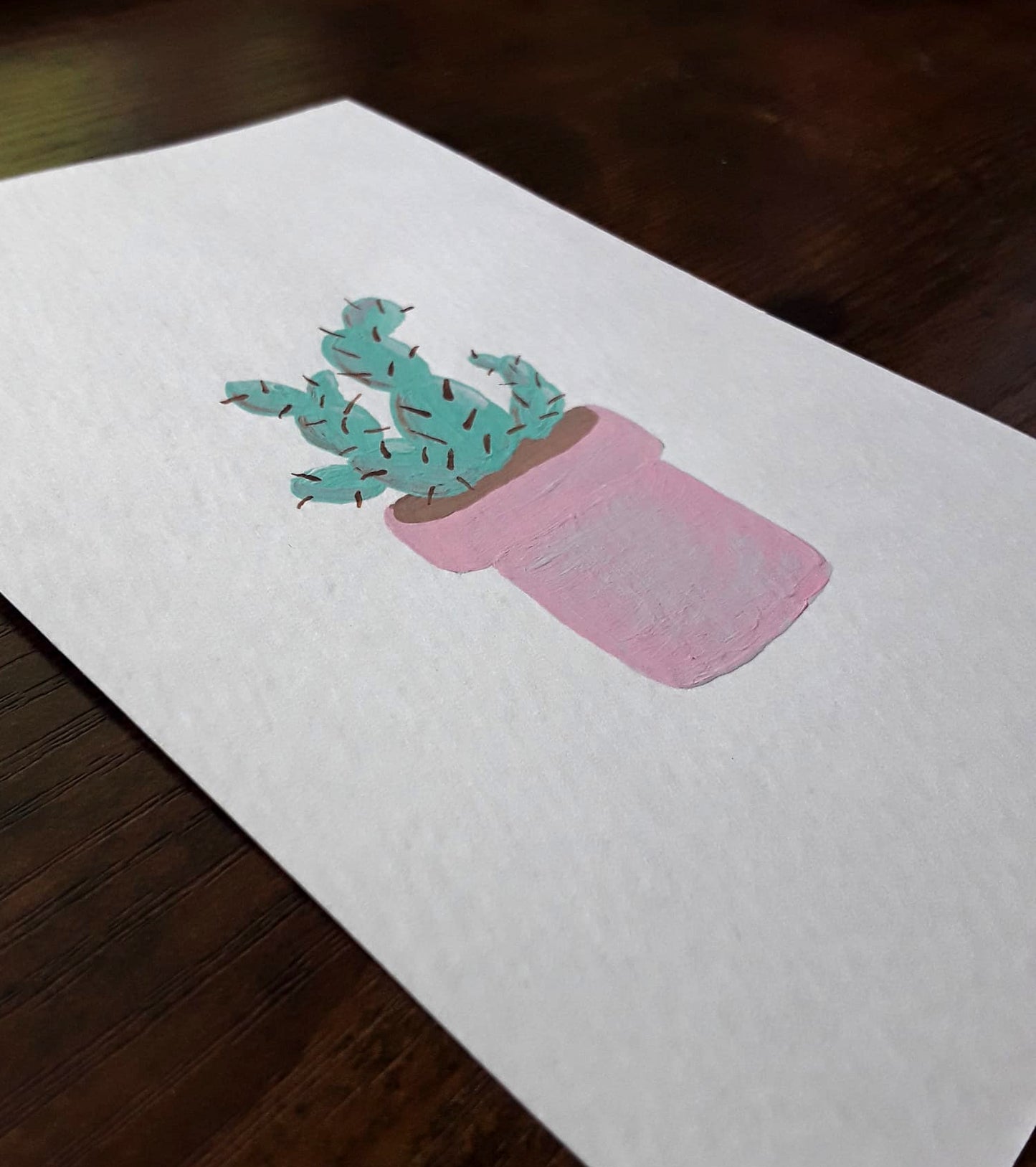 |Cactus Painting | Painting in the Desert Series