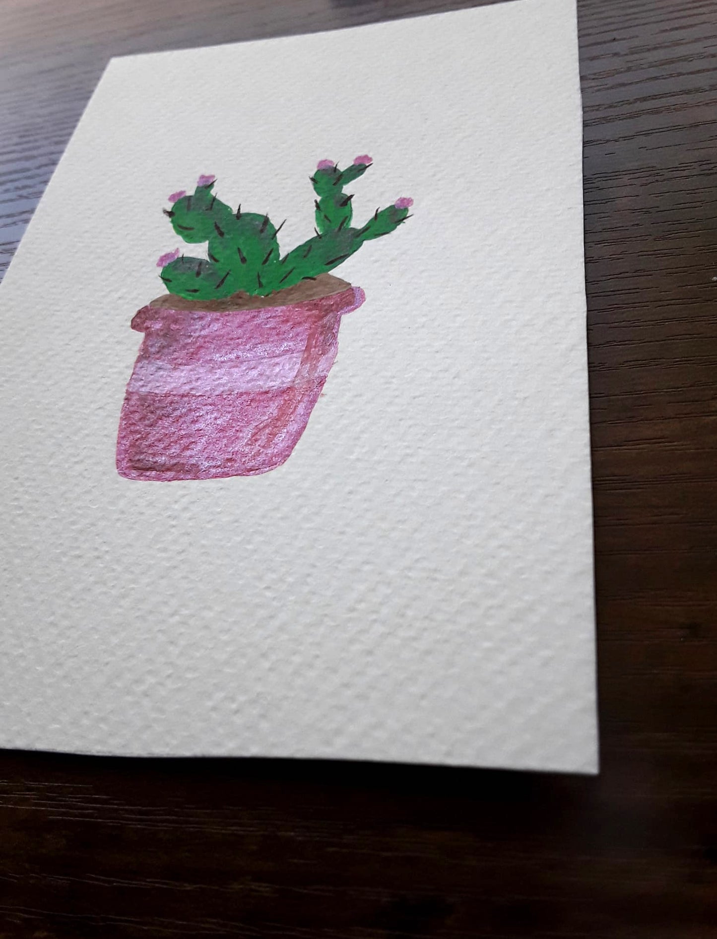|Cactus Painting | Painting in the Desert Series
