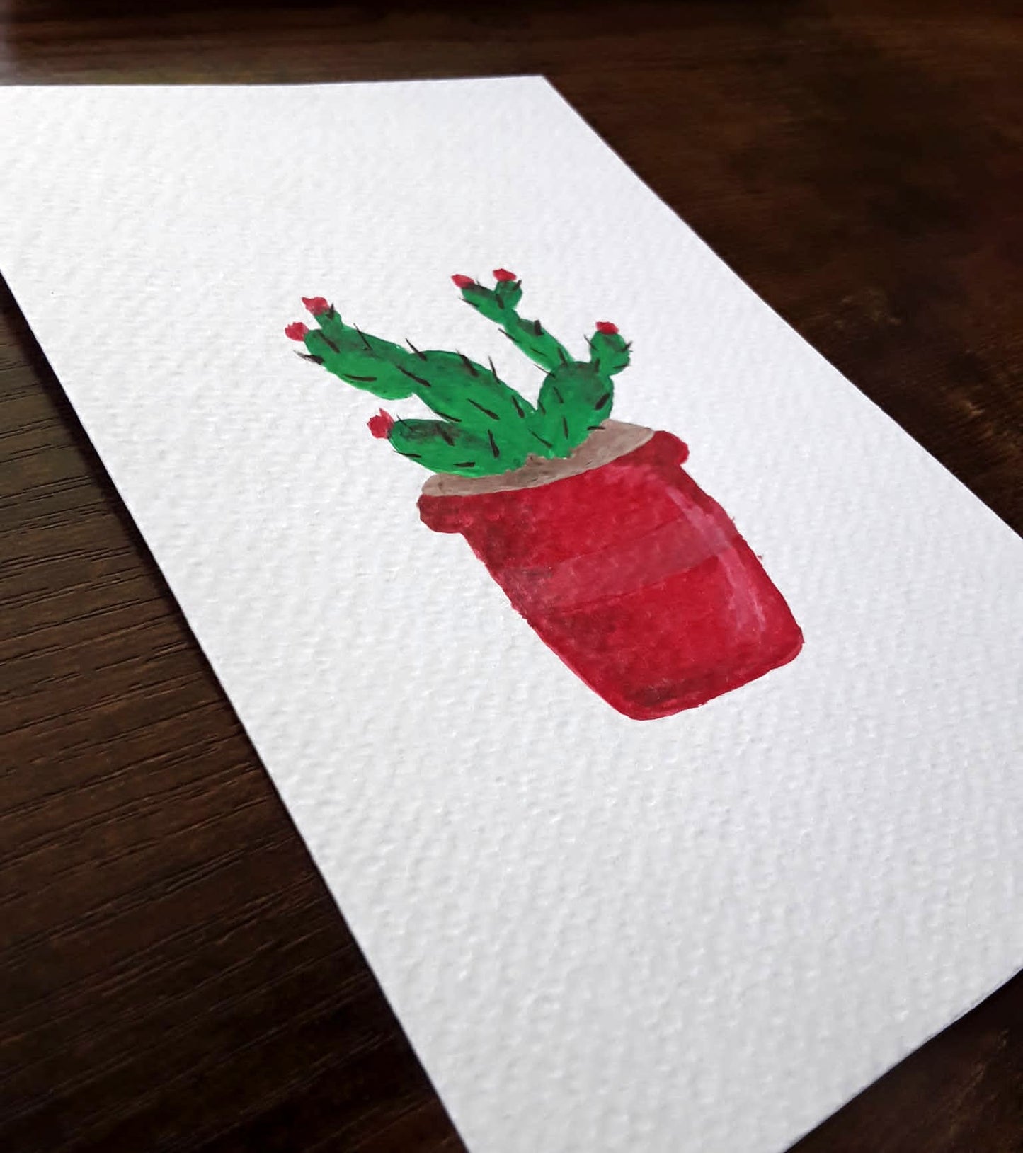 |Cactus Painting | Painting in the Desert Series
