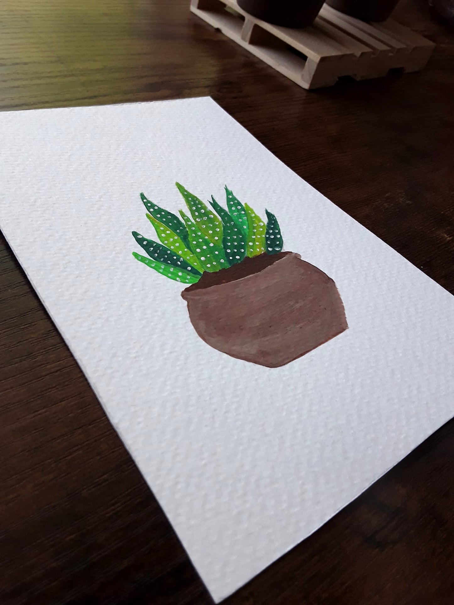 Succulent Painting | Painting in the Desert Series