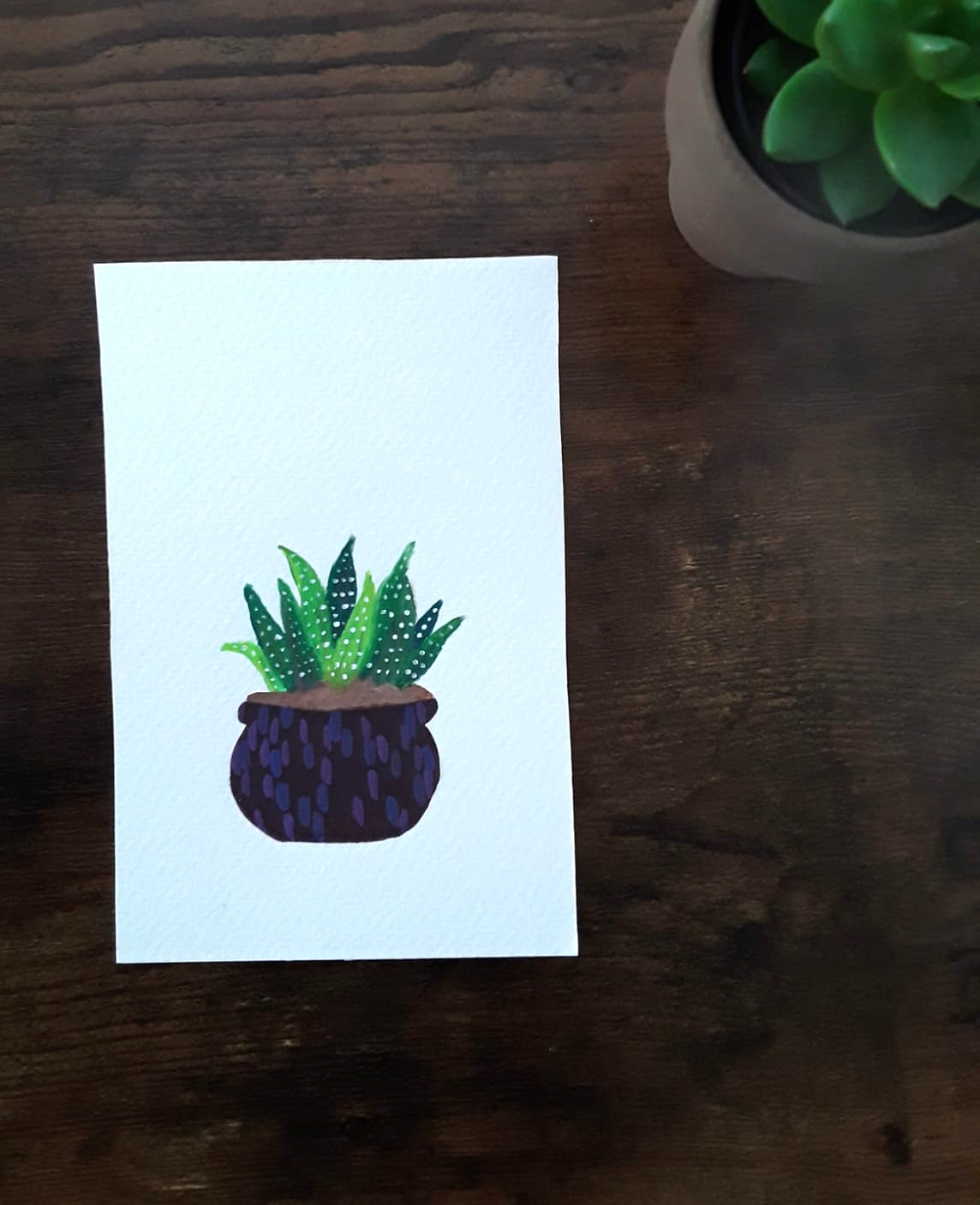 Succulent Painting | Painting in the Desert Series
