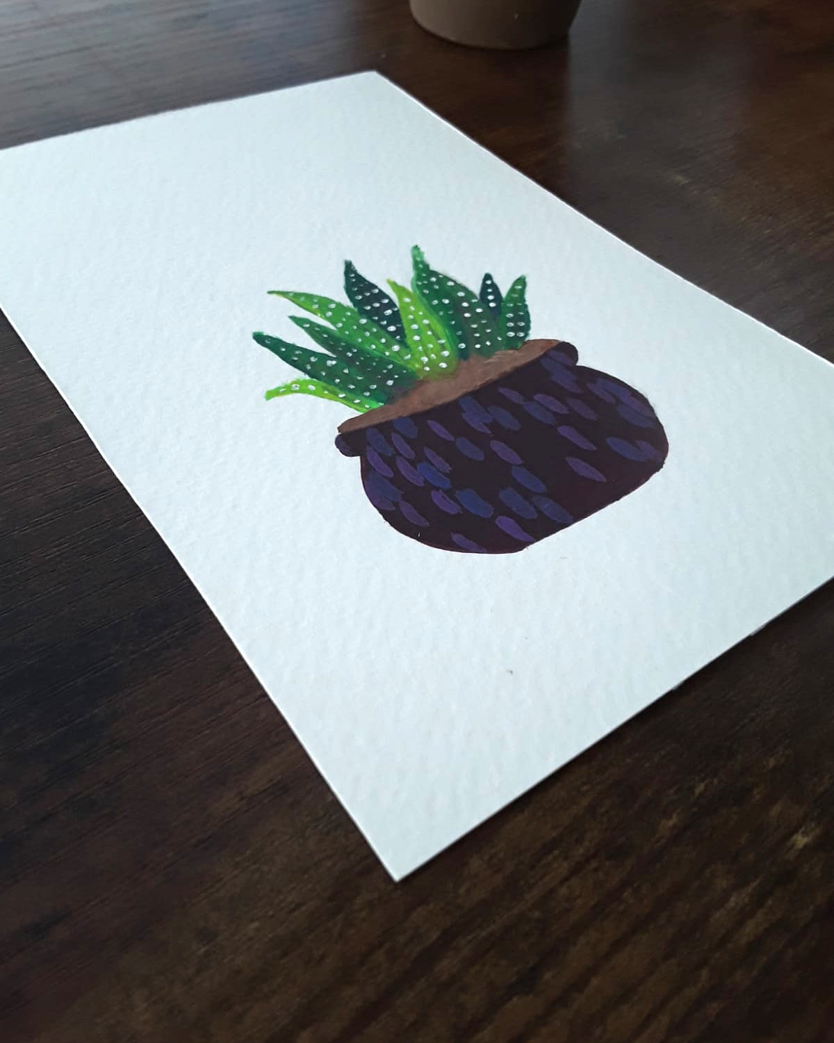 Succulent Painting | Painting in the Desert Series