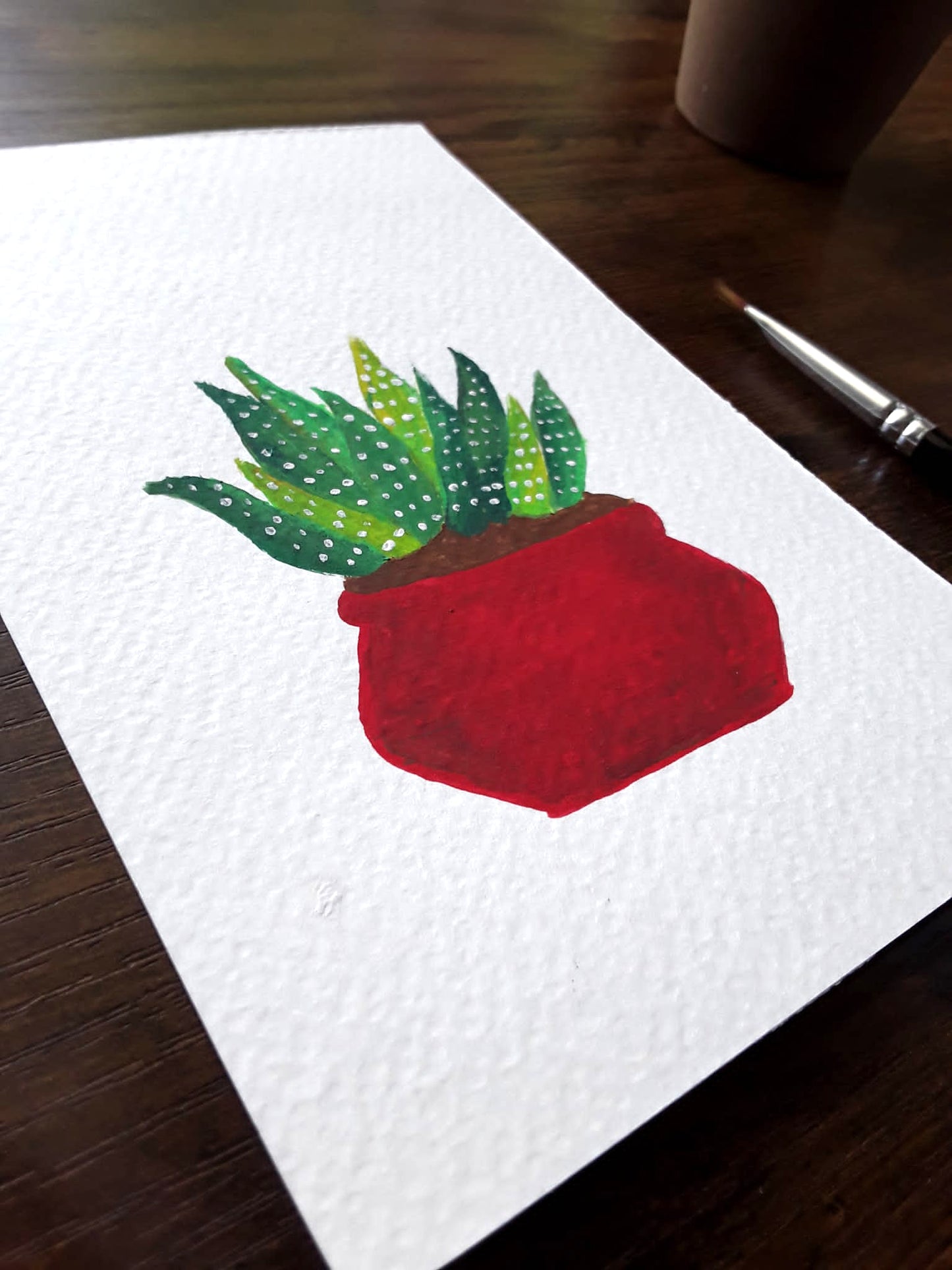 Succulent Painting | Painting in the Desert Series