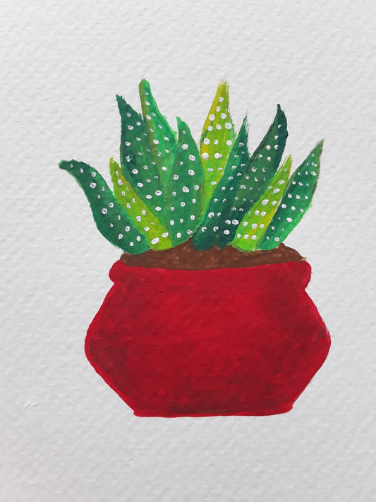 Succulent Painting | Painting in the Desert Series