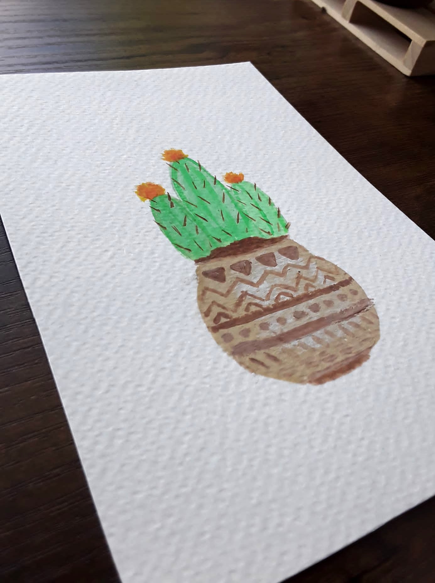 |Cactus Painting | Painting in the Desert Series
