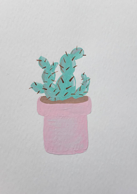 |Cactus Painting | Painting in the Desert Series