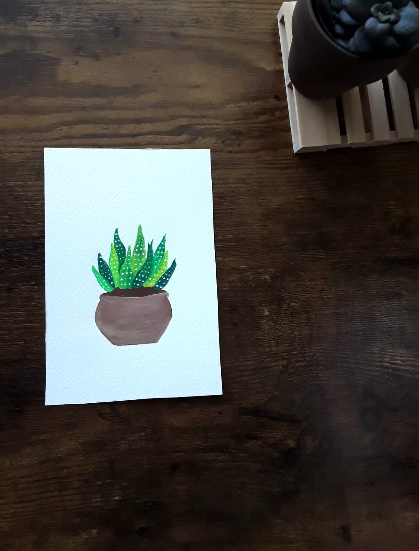 Succulent Painting | Painting in the Desert Series